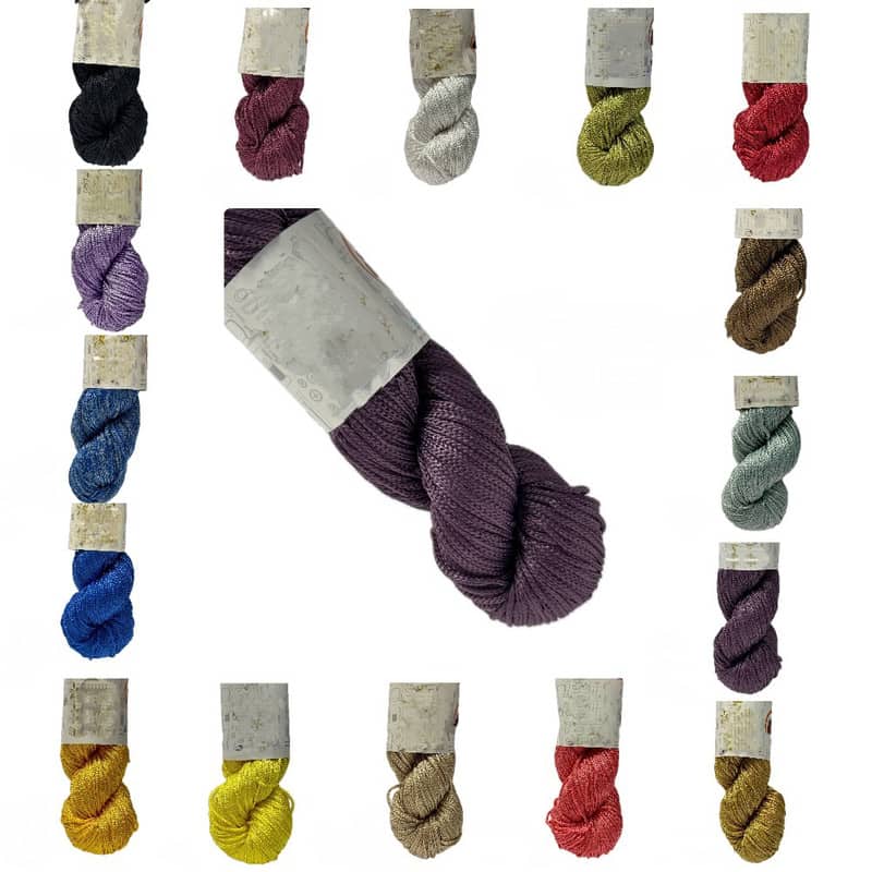 نخ پلی استر مکرومه با ساختار یکنواخت و بافت مقاوم