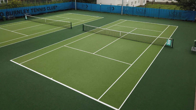 تصویر 4 از چمن مصنوعی تنیس برای زمین های استاندارد