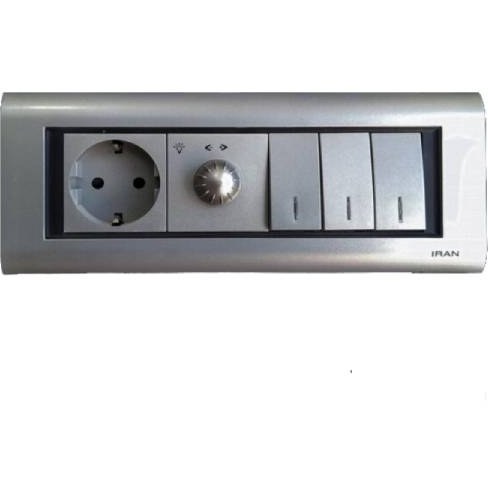 تصویر 1 از کلید و پریز ایران الکتریک مدل سیستما با کیفیت برتر