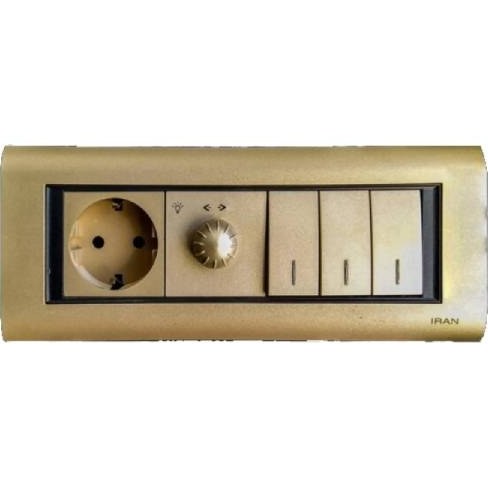 تصویر 2 از کلید و پریز ایران الکتریک مدل سیستما با کیفیت برتر