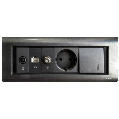 تصویر 3 از کلید و پریز ایران الکتریک مدل سیستما با کیفیت برتر