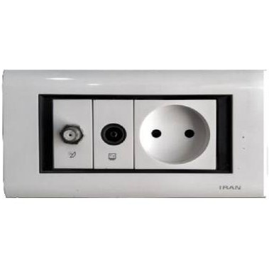 تصویر 4 از کلید و پریز ایران الکتریک مدل سیستما با کیفیت برتر