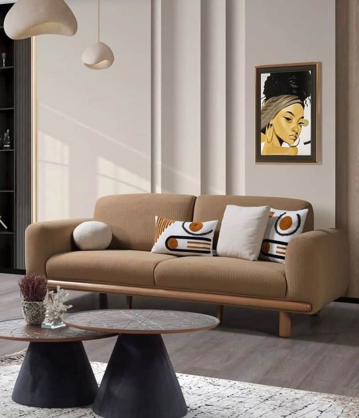 مبلمان حیاط راحتی با نشیمن استاندارد