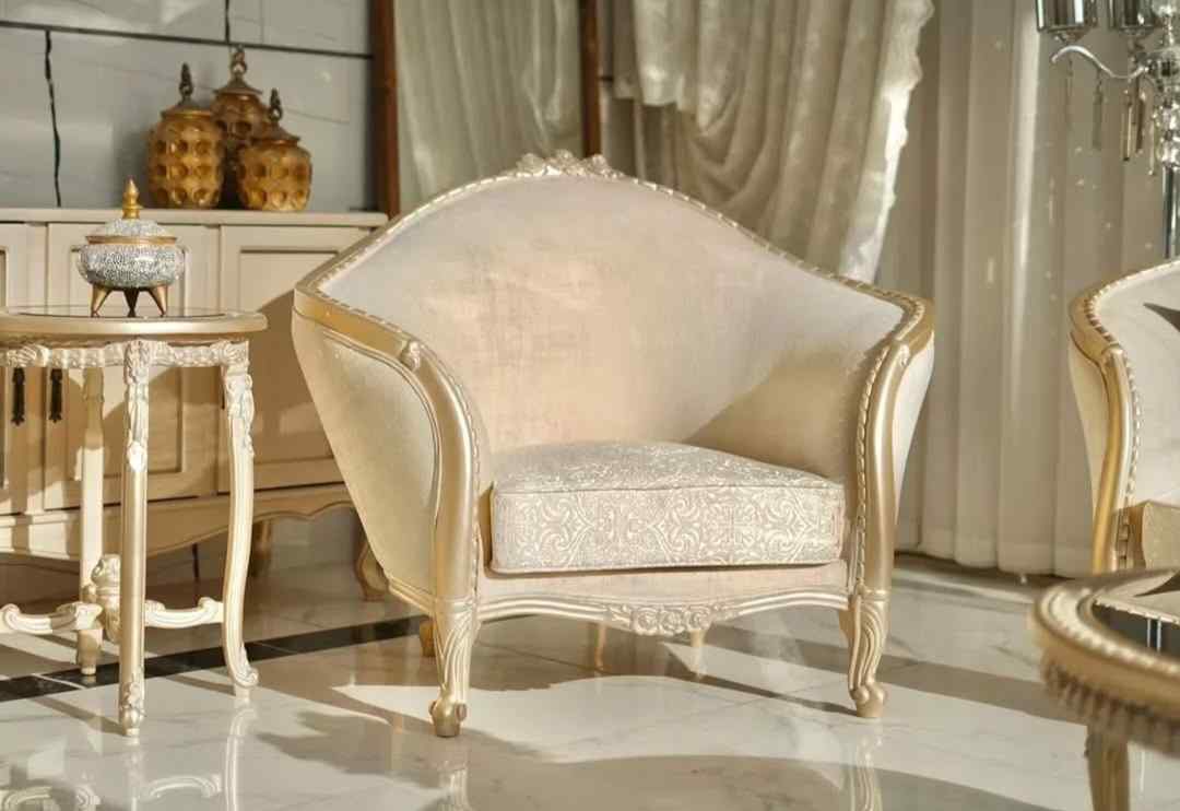 تصویر 2 از قيمت مبلمان کلاسیک لوئیز با کیفیت ارزان + خرید عمده