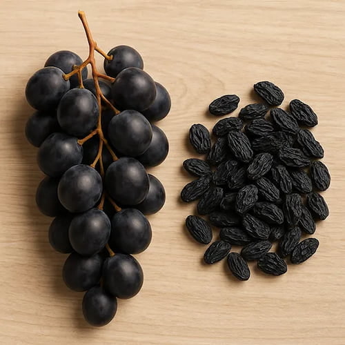 مویز شاهانی تاکستان فرآوری شده به روش سنتی