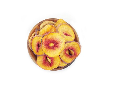 تصویر 1 از میوه خشک هلو زعفرانی با کیفیت ممتاز و بسته بندی استاندارد