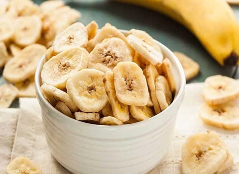 انواع میوه خشک موز فرآوری شده بدون مواد افزودنی