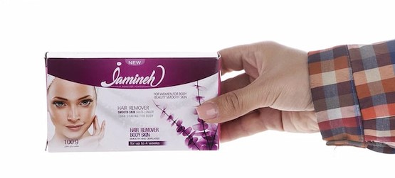 تصویر 1 از پودر موبر دست و بدن ژامینه ۱۰۰ گرمی