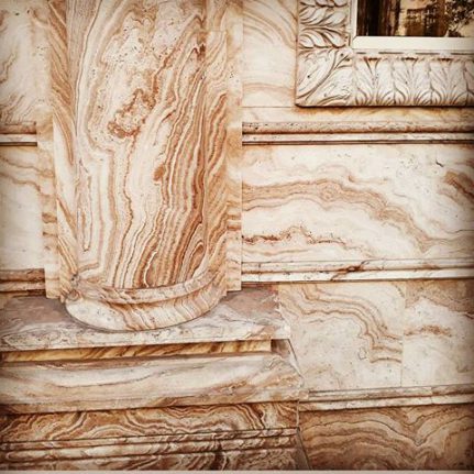 سنگ تراورتن موج پیچ مناسب نما و دیوار داخلی