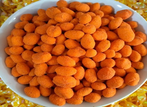 تصویر 2 از بادام زمینی روکش دار فلفلی یکی از تنقلات محبوب و پرطرفدار