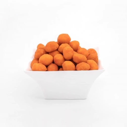 تصویر 1 از بادام زمینی روکش دار فلفلی یکی از تنقلات محبوب و پرطرفدار