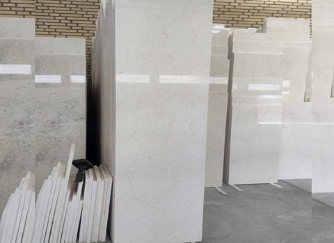 تصویر 4 از سنگ مرمریت کرم آرک بافت یکنواخت روشن برای فضا های داخلی