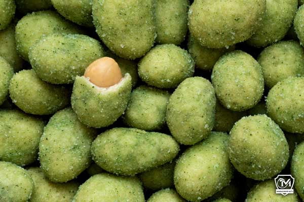 بادام زمینی روکش دار لیمویی با طعم ترش و خاص