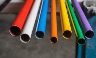 لوله گالوانیزه رنگی مناسب انبار و سوله