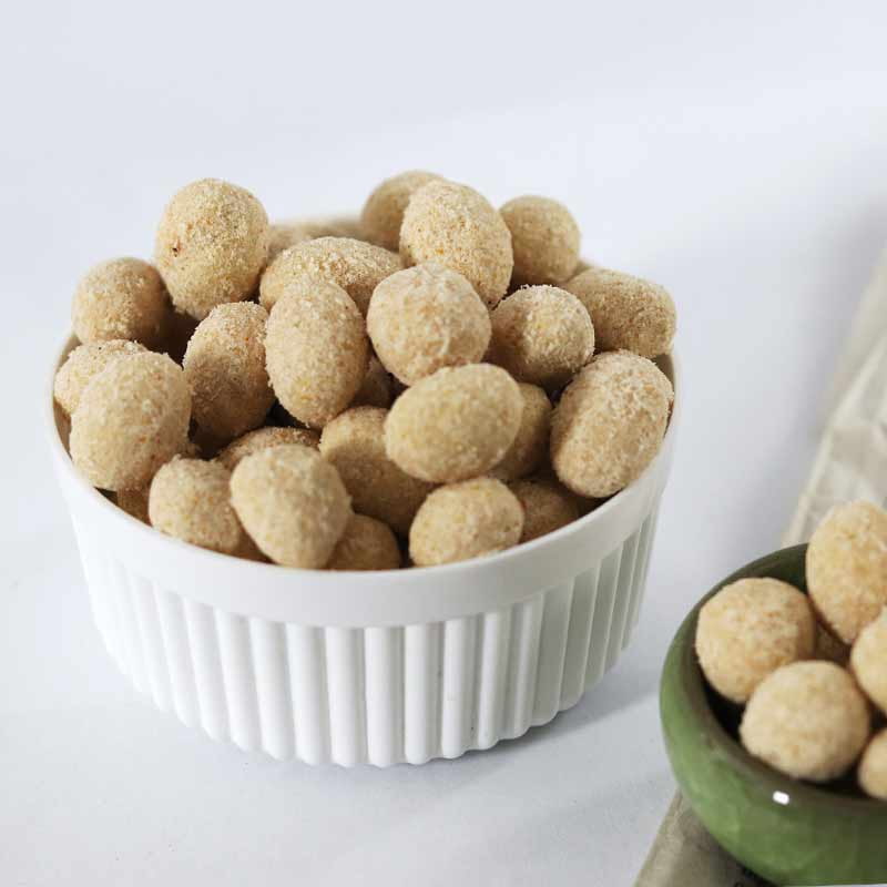 بادام زمینی روکش دار دودی با طعم جادویی