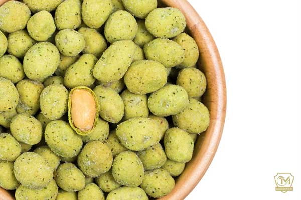 بادام زمینی روکش دار سیر و ریحان با طعم خاص جادویی