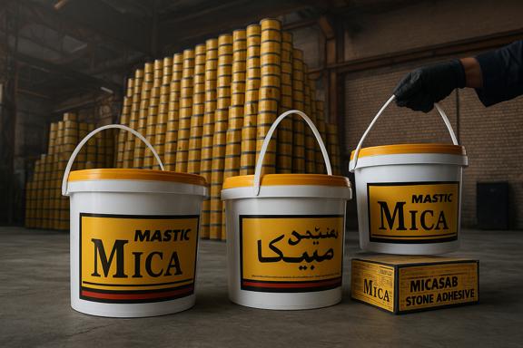 تصویر 5 از قیمت عمده رزین سنگ تراورتن ماستیک میکا ناسب کارگاه های سنگبری با حداقل قیمت