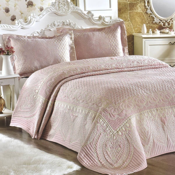 روتختی مخمل کبریتی یک‌ نفره با طرح ساده و شیک