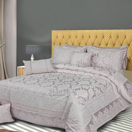 روتختی دو نفره طرح گل برجسته با پارچه میکرو فایبر لطیف