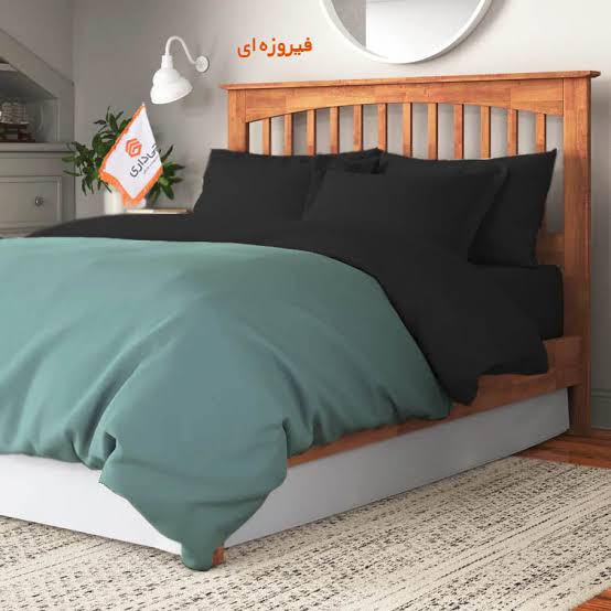 تصویر 1 از روتختی پنبه‌ دوزی دو نفره با دوخت محکم و طرح کلاسیک