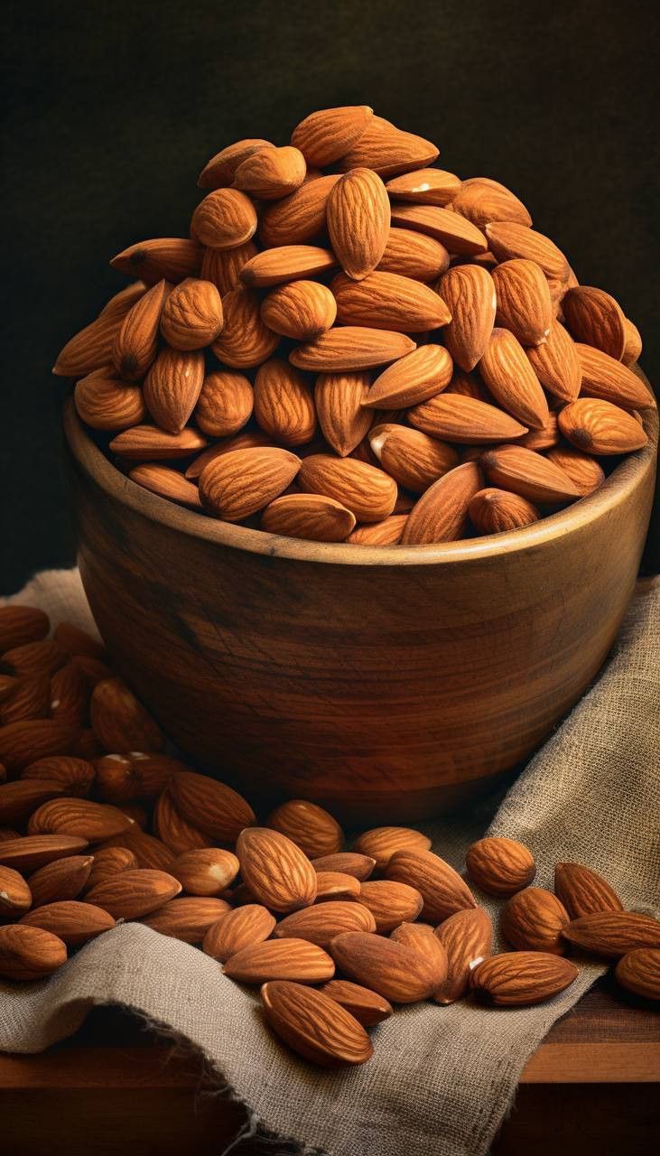 تصویر 5 از بادام مامایی درجه یک با دانه های یکدست بزرگ مناسب میان وعده