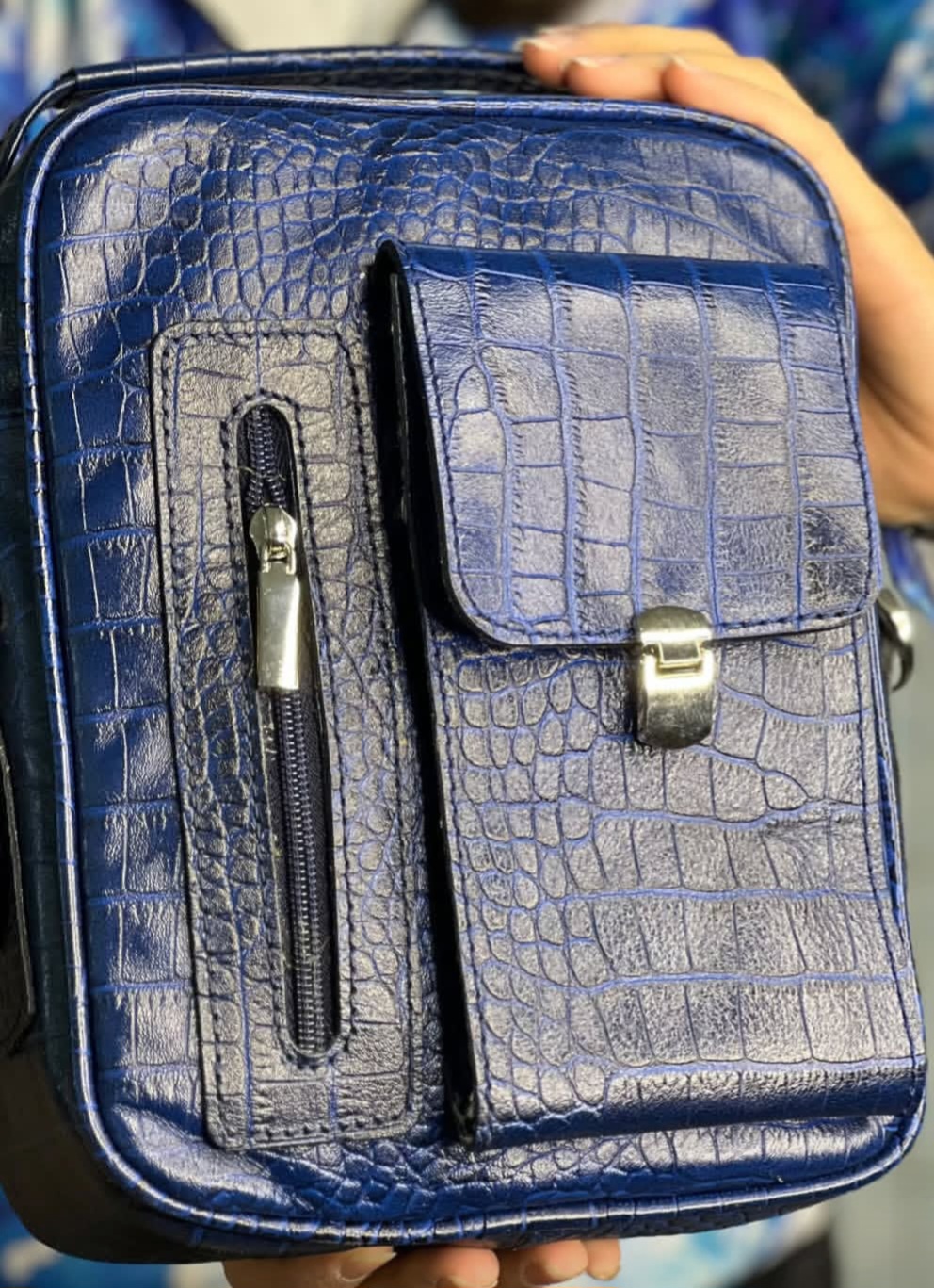 کیف دوشی مردانه چرم دستدوز خرید به صرفه