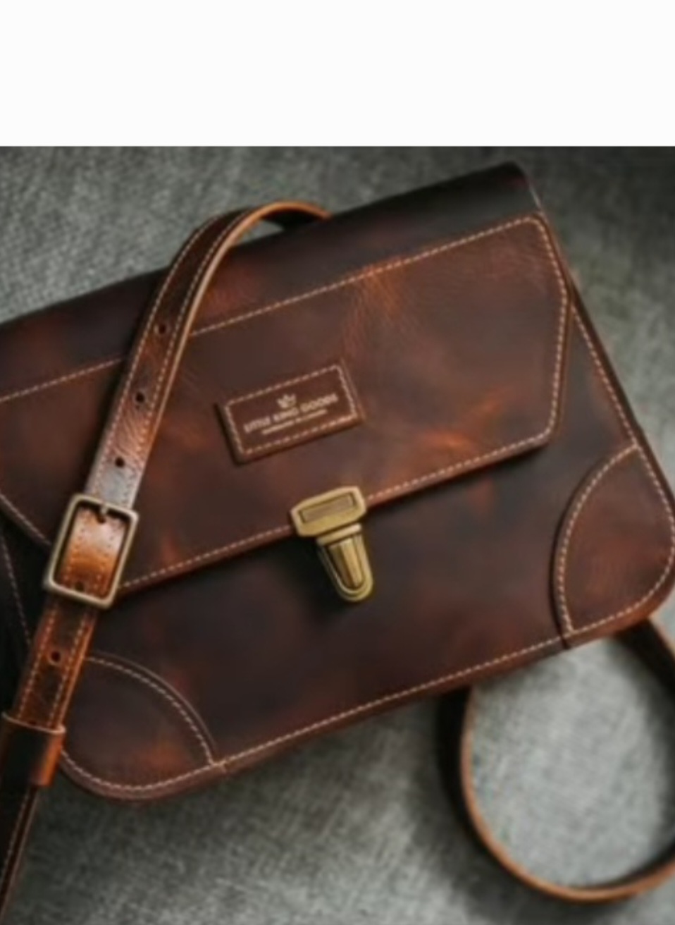 کیف دوشی زنانه چرم دستدوز در فروش ویژه