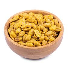 بادام زمینی زعفرانی مخصوص پذیرایی با عطر عالی