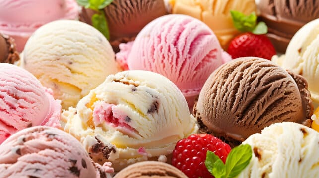 تصویر 2 از بستنی قیفی توت فرنگی خوشمزه با مواد اولیه ارگانیک