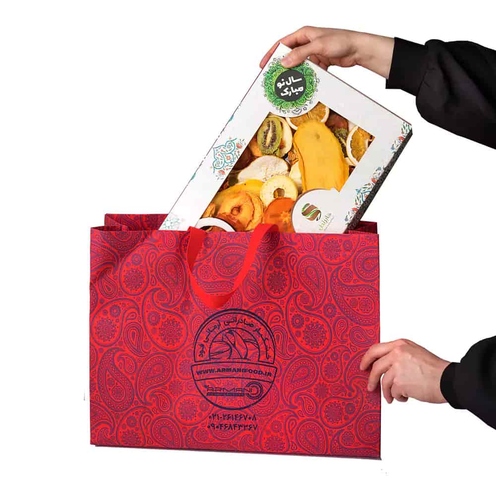 تصویر 2 از باکس هدیه میوه خشک مخلوط مجموعه‌ ای تازه و دلنشین