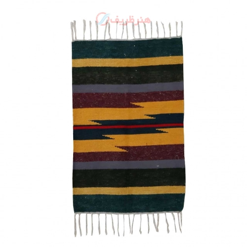 تصویر 1 از گلیم دستباف راه راه مناسب دکوراسیون داخلی خانه