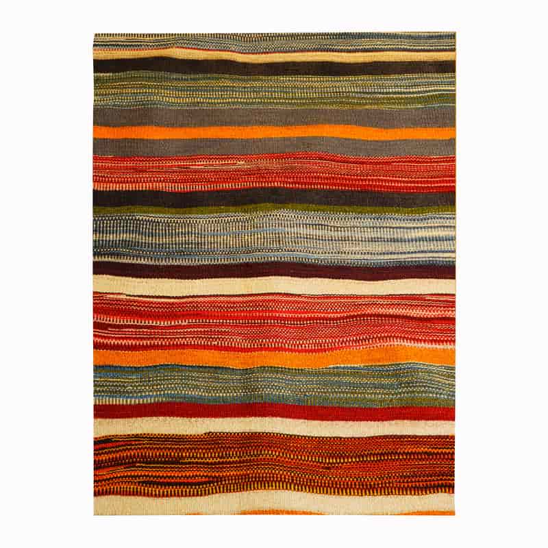 تصویر 4 از گلیم دستباف راه راه مناسب دکوراسیون داخلی خانه