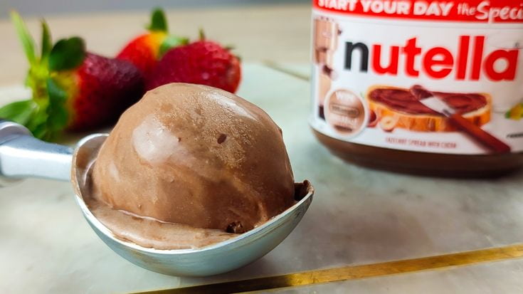 تصویر 3 از بستنی نوتلا اسکوپی بدون گلوتن با طعم شکلاتی ناب