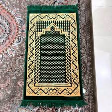 تصویر 2 از جانماز سبز نخی ضد چروک و بادوام