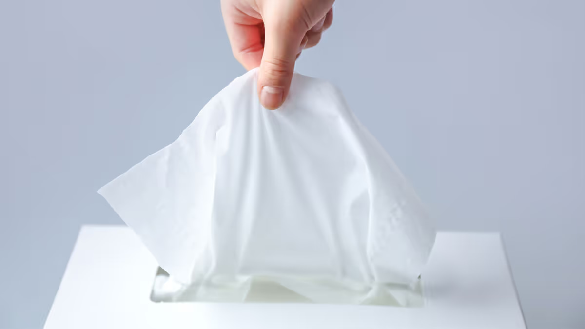 تصویر 4 از دستمال کاغذی نسترن با بسته بندی بهداشتی و استاندارد