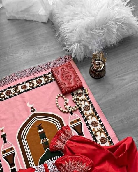 ست سجاده و جانماز جشن تکلیف با طراحی مدرن و زیبا