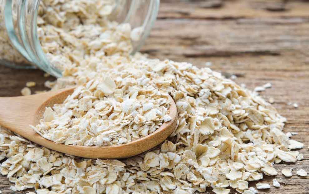 جو دوسر پرک پودر شده برای صبحانه