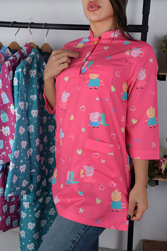 تصویر 3 از لباس پرستاری بچه گانه فرم کاربردی و سبک برای مراکز درمانی کودکان