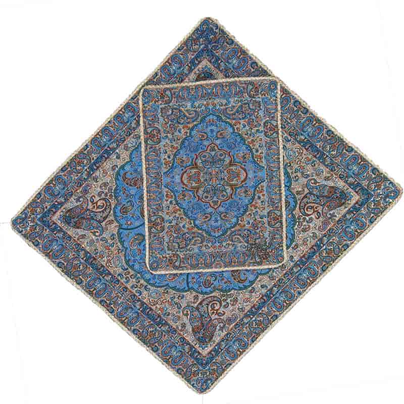 تصویر 4 از جانماز ترمه مشهد لوکس با رنگ‌ بندی متنوع