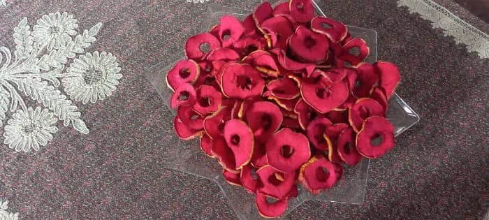 تصویر 4 از سیب خشک لبویی با طعم شیرین و طبیعی