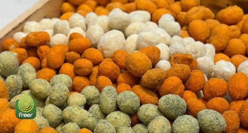 تصویر 1 از بادام زمینی رنگارنگ انتخابی جذاب و خوش مزه