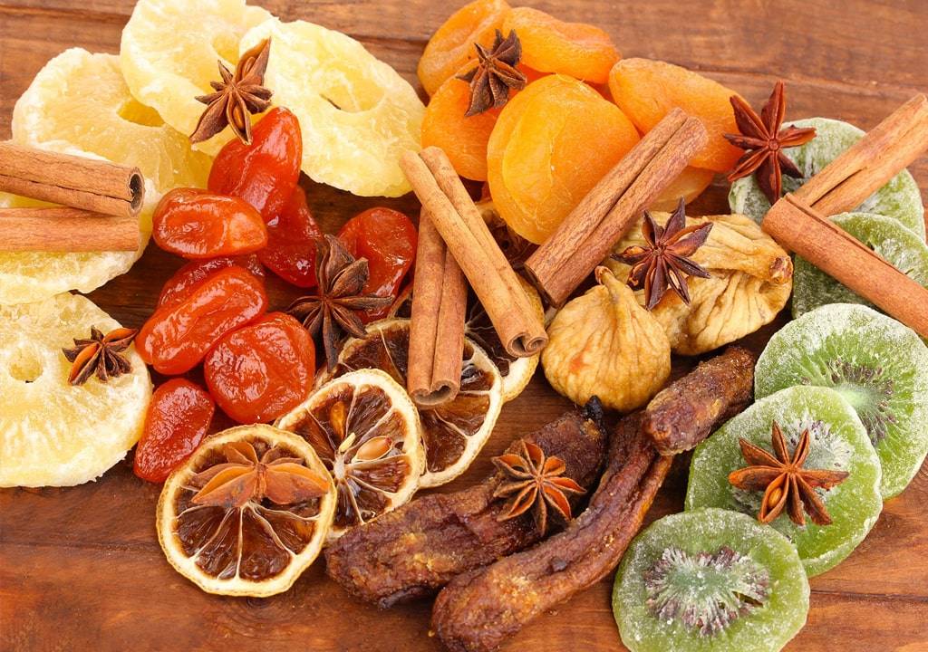 پک میوه خشک مخلوط 1000 گرمی ترکیبی خوش‌ رنگ و سالم