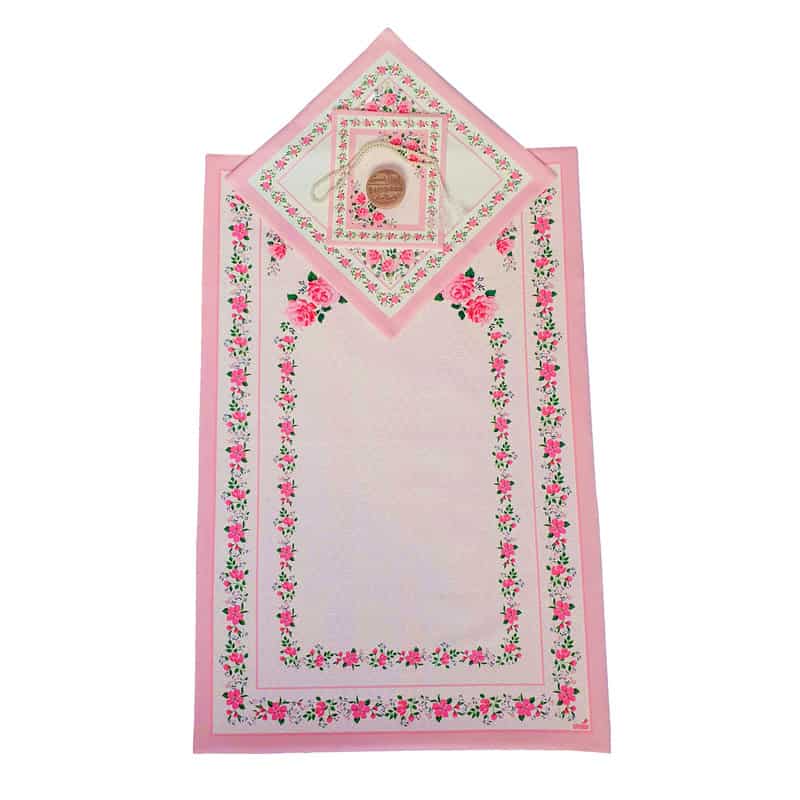 تصویر 2 از سجاده قشنگ با پارچه‌ های مرغوب و نقش‌ های فاخر