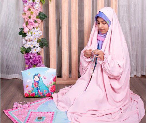 جانماز و سجاده دخترانه با طرح کارتونی جذاب