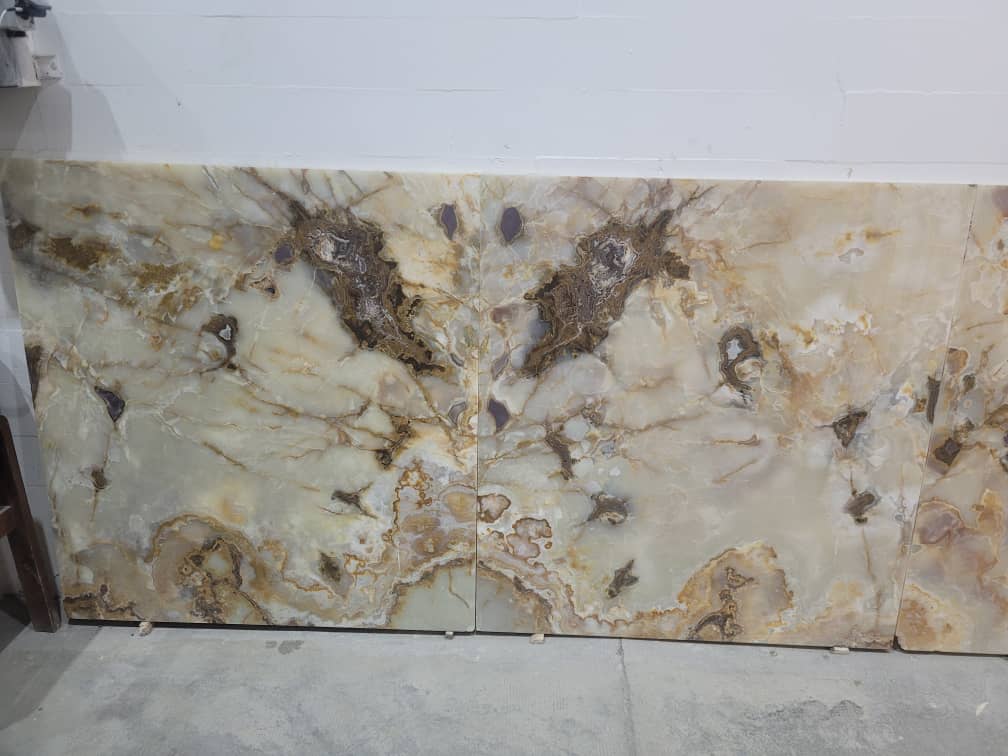 تصویر 1 از فروش استثنایی سنگ مرمر کرم اسلب + شرایط ویژه