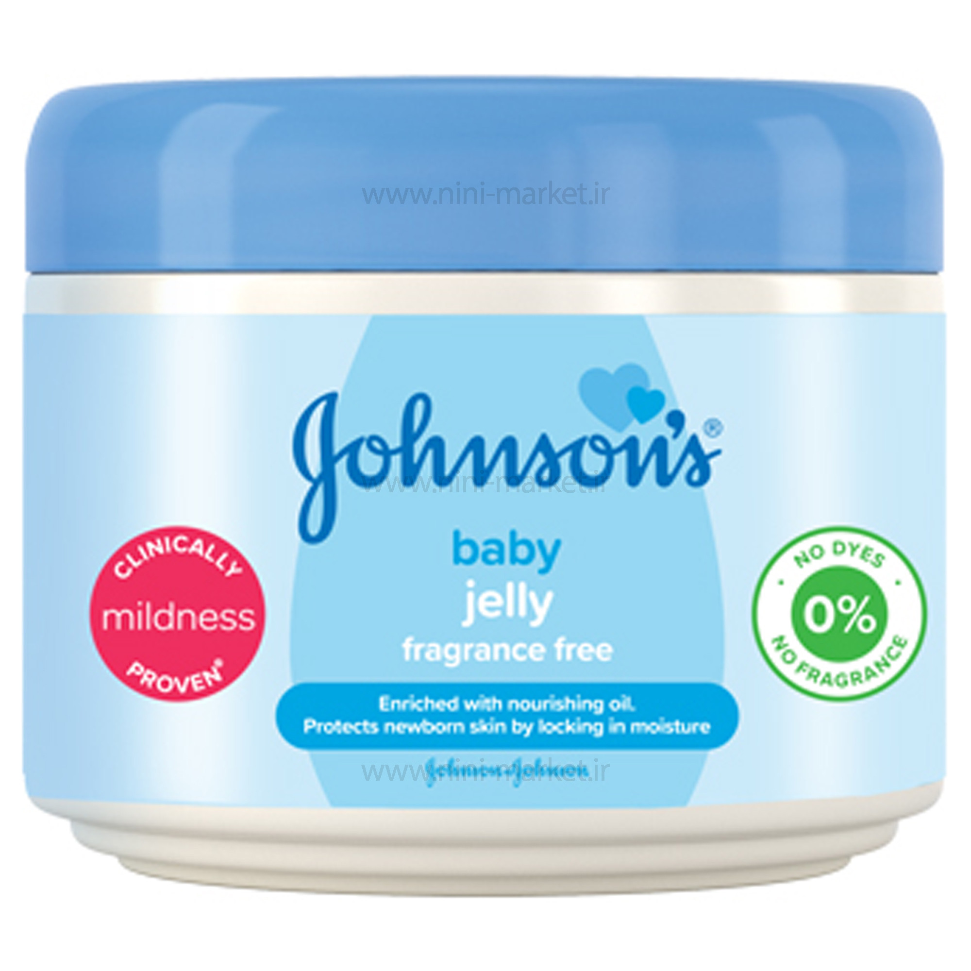 وازلین جانسون مراقب پوست کودک بدون بو