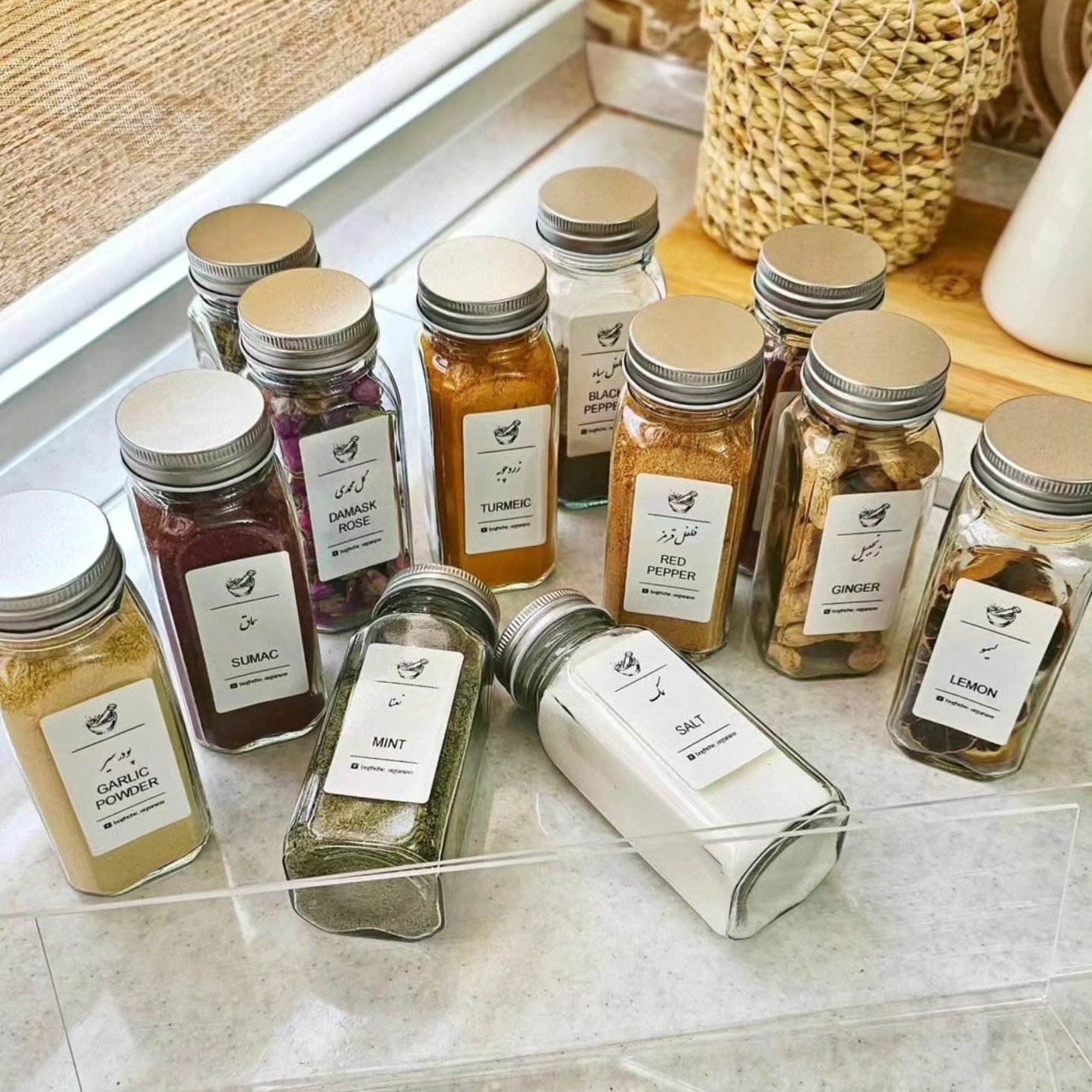 تصویر 1 از خرید جار شیشه ای ادویه + قیمت فروش استثنایی