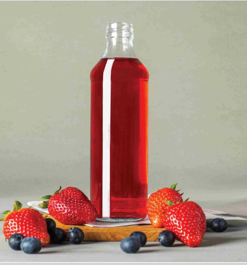 تصویر 1 از خرید بطری آب شیشه ای فانتزی + قیمت فروش استثنایی