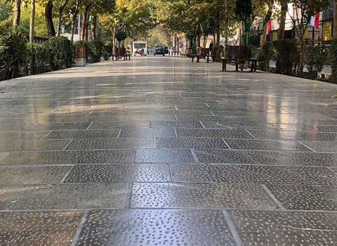 تصویر 1 از سنگ مرمریت هتن آباد مقاومت بسیار در برابر سرما و یخبندان