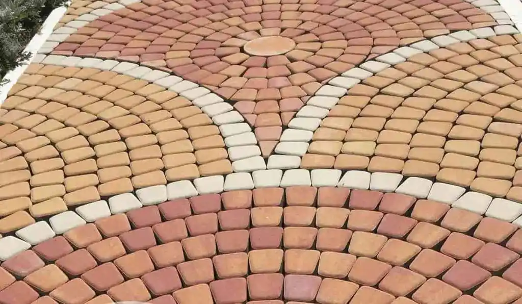 تصویر 4 از موزاییک پلیمری طرح سنگ برای فضای خارجی